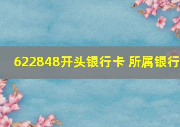 622848开头银行卡 所属银行